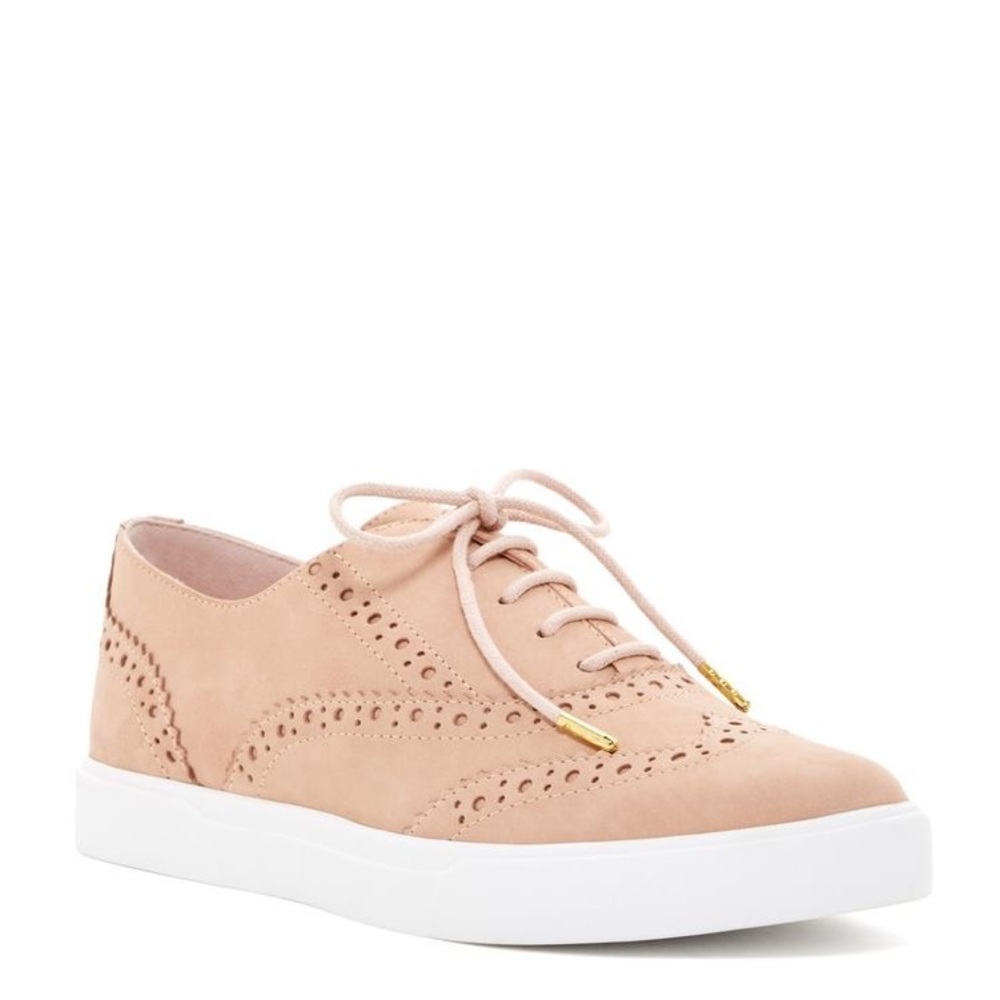Kate Spade ♠️ Catlyn Wingtip Lace Up Sneaker- Shell nubuck